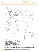 Pregrafismo cartamodello del panda
